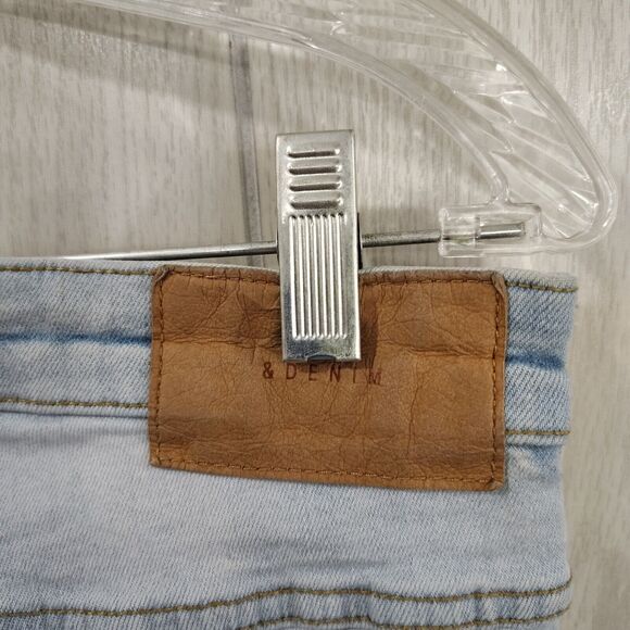 And Denim Button Fly Tapered Leg Skinny Leg Jeans Size 32 - Picture 6 of 10